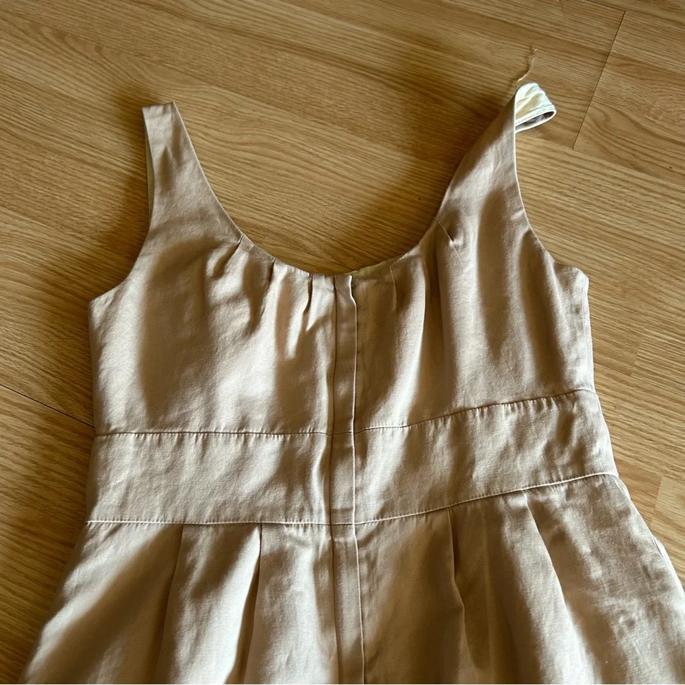 J.Crew Beige Neutral Lined Dress Women’s 4